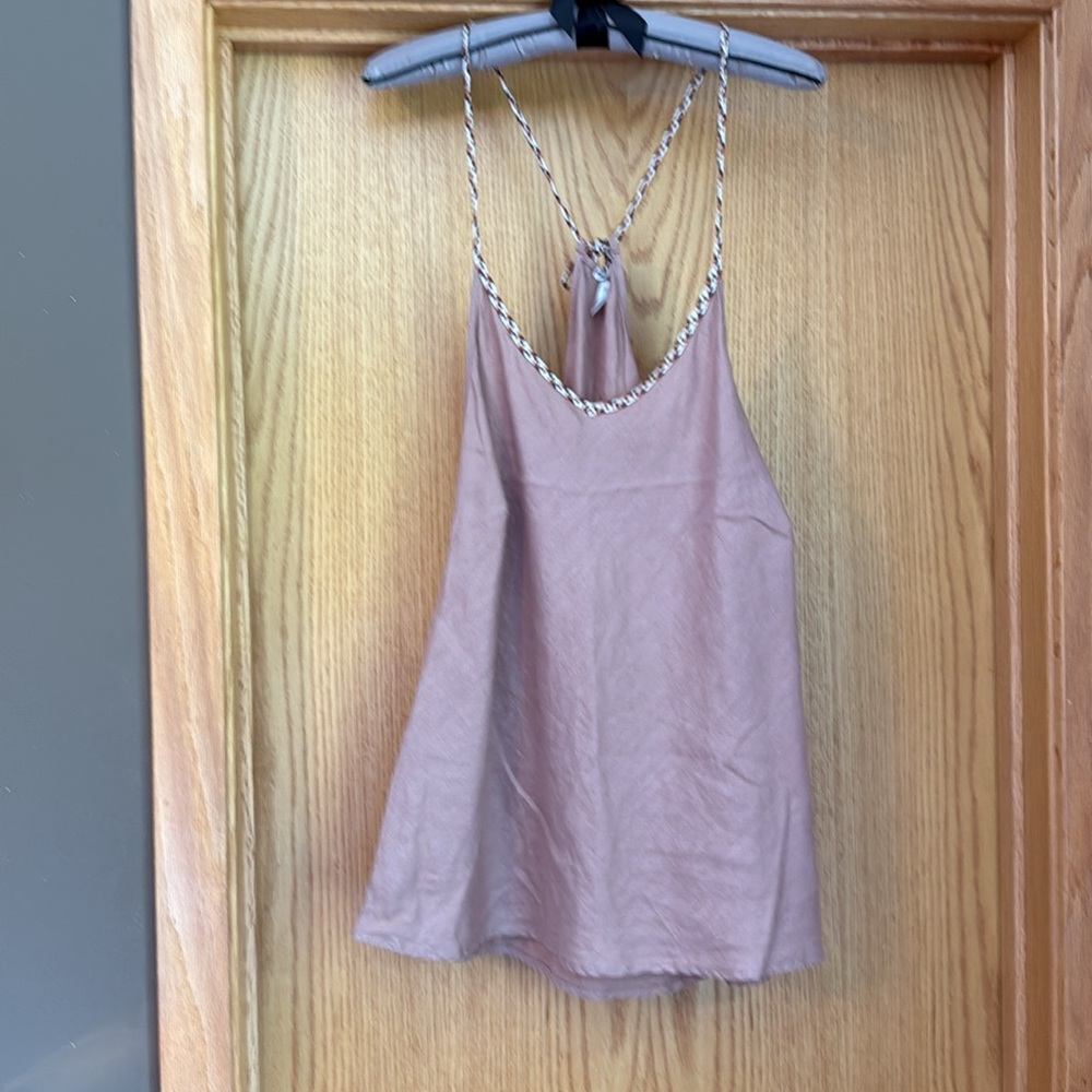 Old Navy Tan Braided Halter Top